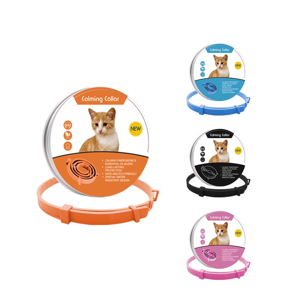 Pet Anti-Stress Pheromone Calming Collar for Cats and Dogs