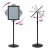 Podium Poster Stand Silver A3 PVC and Steel