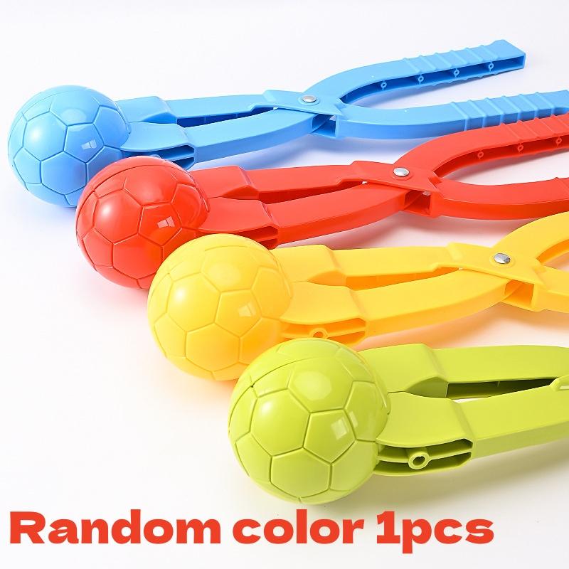 Outdoors Snowball Clip Multi Shape Cartoon Snow Grasping Clamps Tool Grabber Throw Snow Ball Sports Toys Kids Winter Gift