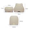 Car Soft Cushion Waist Cushioning Seat Headrest Neck Pillow For Chevrolet Corvette Montana TrailBlazer Silverado Traverse Camaro
