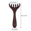Natural Six-claw Scalp Massage Device, Gua Sha Tool, Back Scratching, Spa, Handheld Meridian Massage Comb, Hair Care