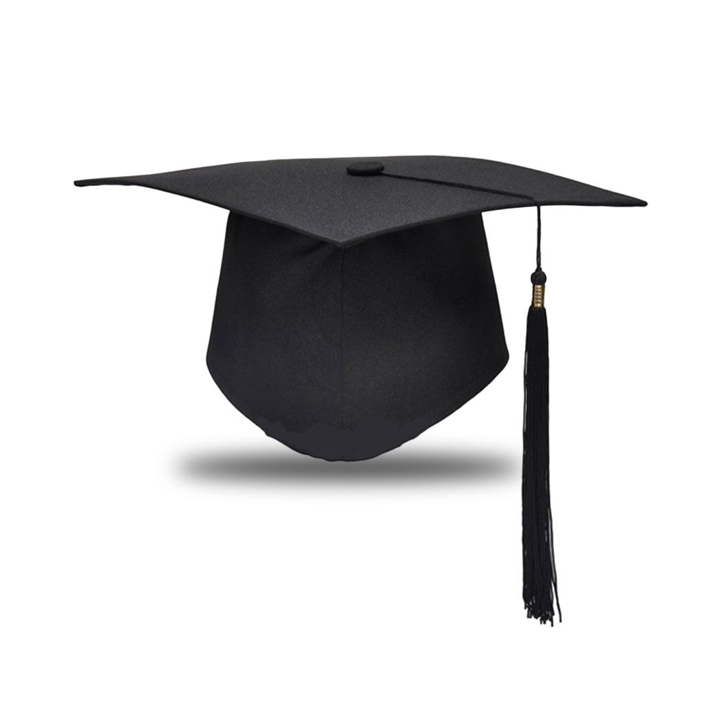 Akademischer Hut Kopfbedeckung Akademie Souvenir Kappen Dekoration Cosplay Zubehör DIY Unisex Verschluss Abschluss Hut Rektor/Rot