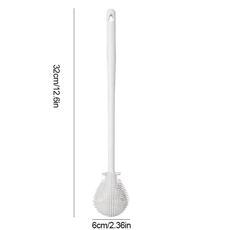 Cup brush Long handle clean cup brush no dead Angle brush cup folding silicone small brush to remove tea stains multi-function