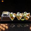 Leeseph Taco Holder Stand, Stainless Steel Taco Rack Tray with Condiment Cup, Taco Pancake Plate for Home Party Restaurant