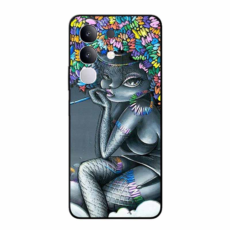

3D Тисненый Чехол Для Vivo Y300T V2445EA Рельефный Тисненый Мягкий Силиконовый Чехол Для VIVO Y300t 2025 TPU Рельефный Тисненый Funda Цветок Capa Vivo Y300T