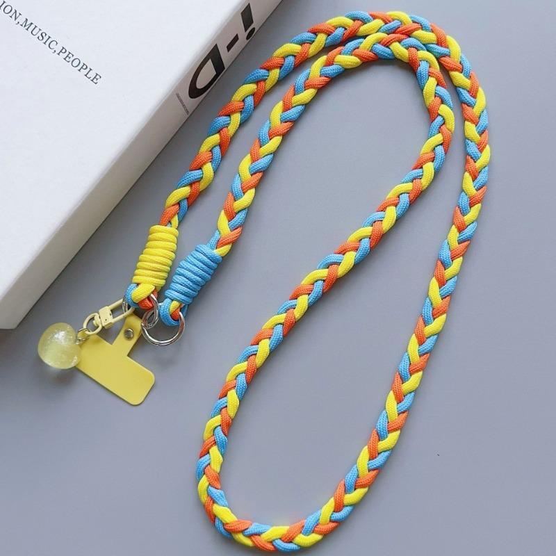 Phone Creative Lanyard Mobile Universal Crossbody Rope Long Phone Lanyard Shoulder Strap Cartoon Decorative Pendant Accessories