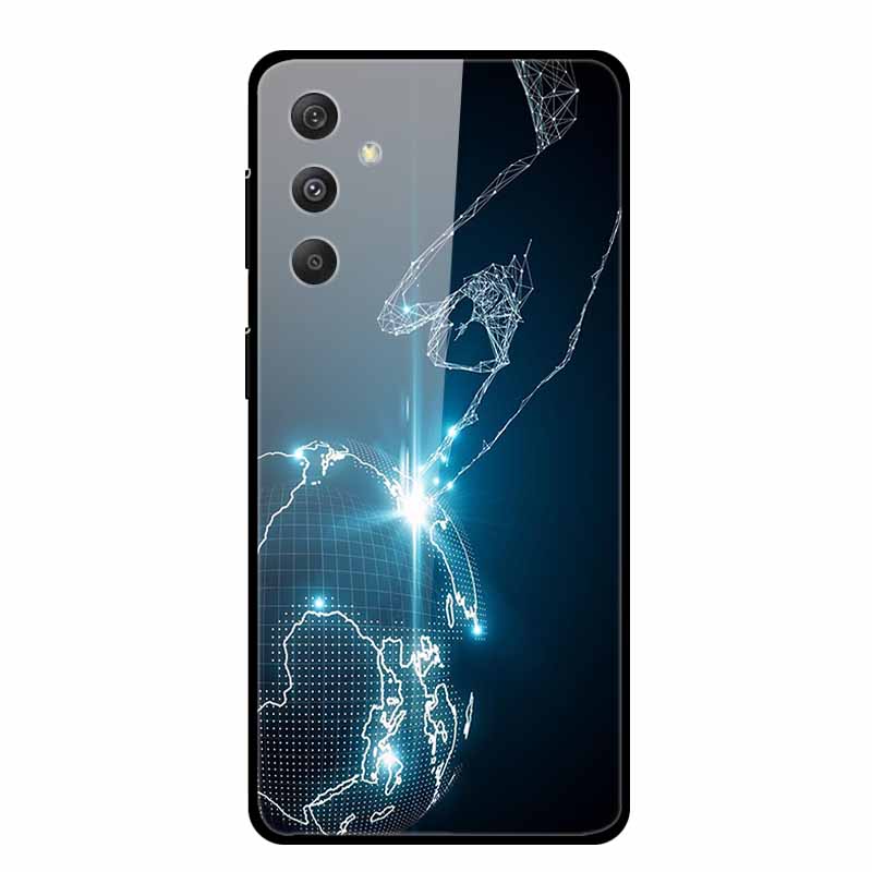 Tempered Glass Case For Samsung Galaxy S24 Plus Case Hard Glass Back Cover Soft Bumper For Samsung S24 Plus Phone Case S24Plus