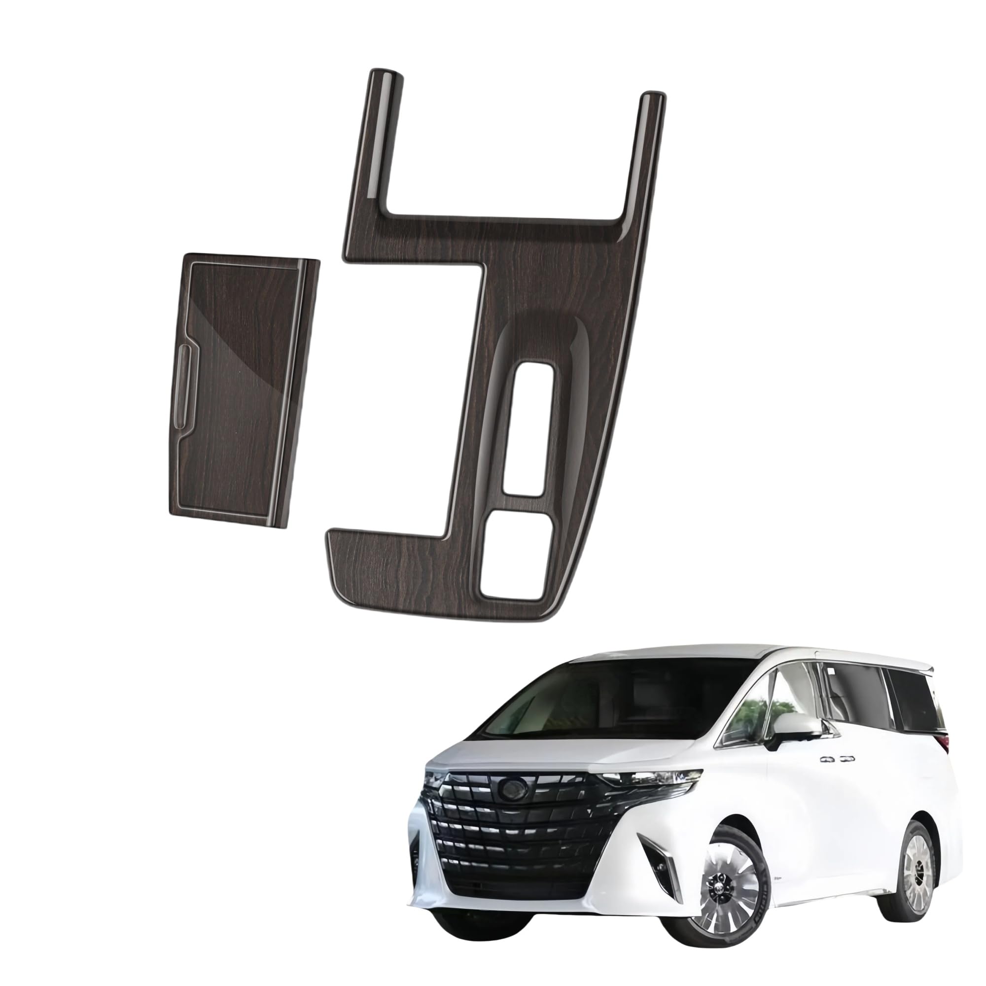 

Kylorune Shift Panel Shift Interior Exclusive Interior Parts for the New 40 Series Wood Cover, Garnish, Base, Panel, Alphard/Vellfire (Matte Grain)