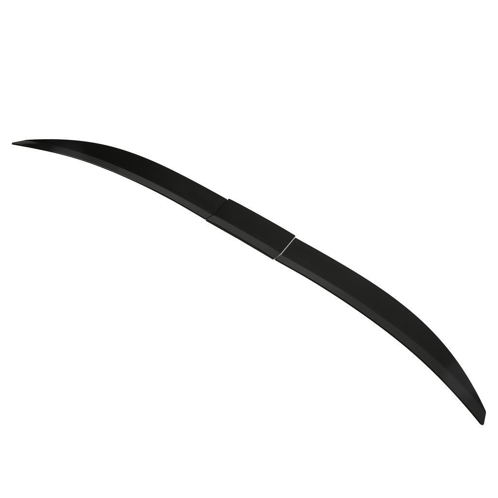 3 Pcs Gloss Black Rear Trunk Spoiler Lip Adjustable Tailgate Spoiler Wing Universal for Seadan