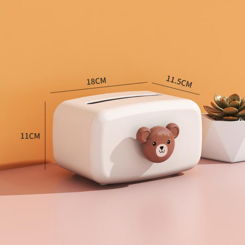 Wooden Tissue Box Holder Simple Stylish Living Room Bedroom Toilet Household Handkerchief Box Car Tissue Case Napkin Holder