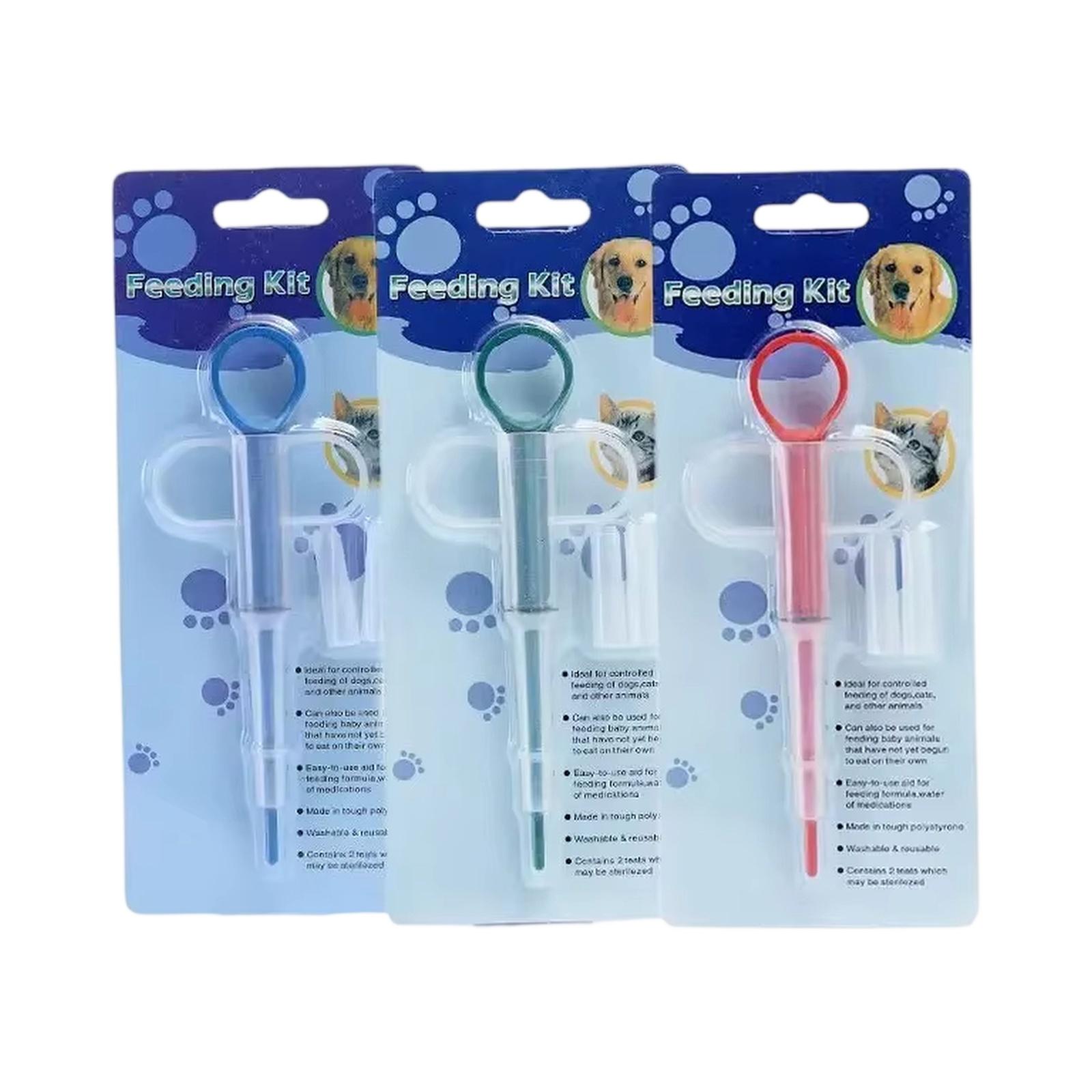 

Upgraded Pet Feeder 2-in-1 Push Type Feeding Tool for Dogs Cats one size