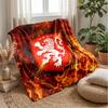 Coperta in Flanella con Stampa Aston Villa, Morbida Calda Leggera Coperta da Divano Letto Campeggio