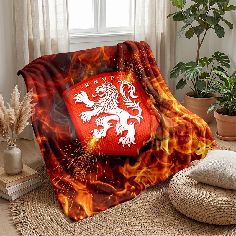 Coperta in Flanella con Stampa Aston Villa, Morbida Calda Leggera Coperta da Divano Letto Campeggio