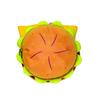 Schoolbag Xiaohongshu Hamburger Schoolbag Cute Funny Cartoon Student Schoolbag Creative Birthday Gift Doll Backpack