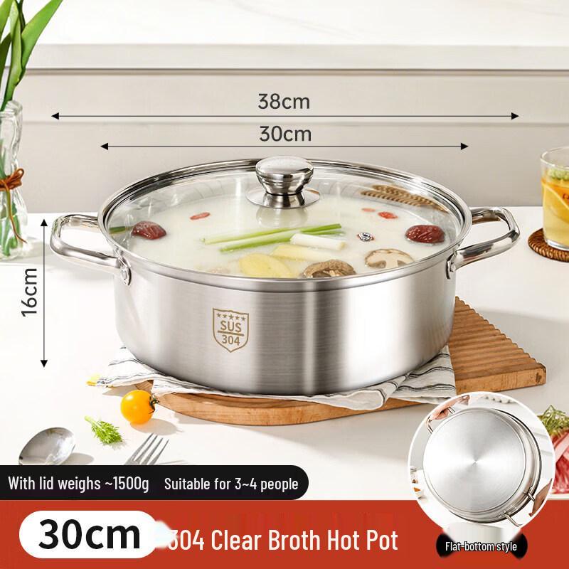 Chixing Thickened 304 Stainless Steel Soup Pot
