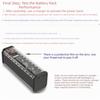 LED Screen Battery Storage Box 8x18650 Fast Charging Power Bank 18650 Battery Box  Outdoor Use