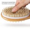 Double-sided Massage Brush SPA Nanzhu Bristle Bath Brush Long Handle Bath Rub Back Massage Tendon Rub Bath Brush