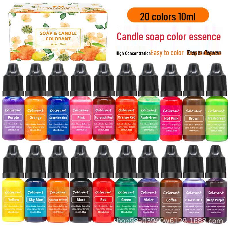 DIY Scented Candle Kits: Concentrated Liquid Wax Chips & Pigment for Handmade Soap