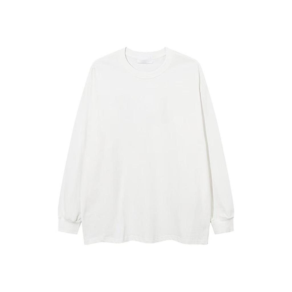 Boys' Korean Style Long-Sleeve Cotton T-Shirt - Trendy, Casual & Simple for Autumn/Winter 2025