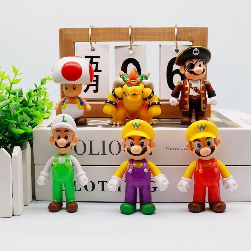 Super Mario Action Figures Set 12Pcs Anime Figurines Kids Toys Birthday Christmas Gifts For Boys Home Decor