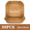 Air Fryer Grease Absorbent For Household Baking Pans With Thickened Silicone Paper Pads