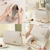 Women's Cute Cosmetic Bags Travel Toiletry Bag Waterproof Leather Cosmetic Bag Set with Handle Zipper Portable Makeup Bags Storage Bag On-the-Go