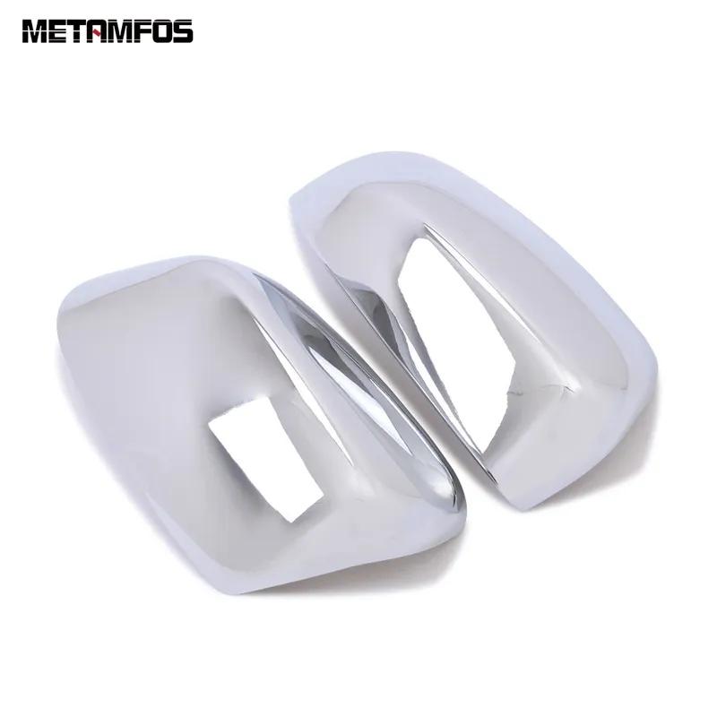 Exterior Accessories For Jeep Compass 2017- 2024 2025 Chrome Side Rearview Mirror Cover Trim Protection Cap Sticker