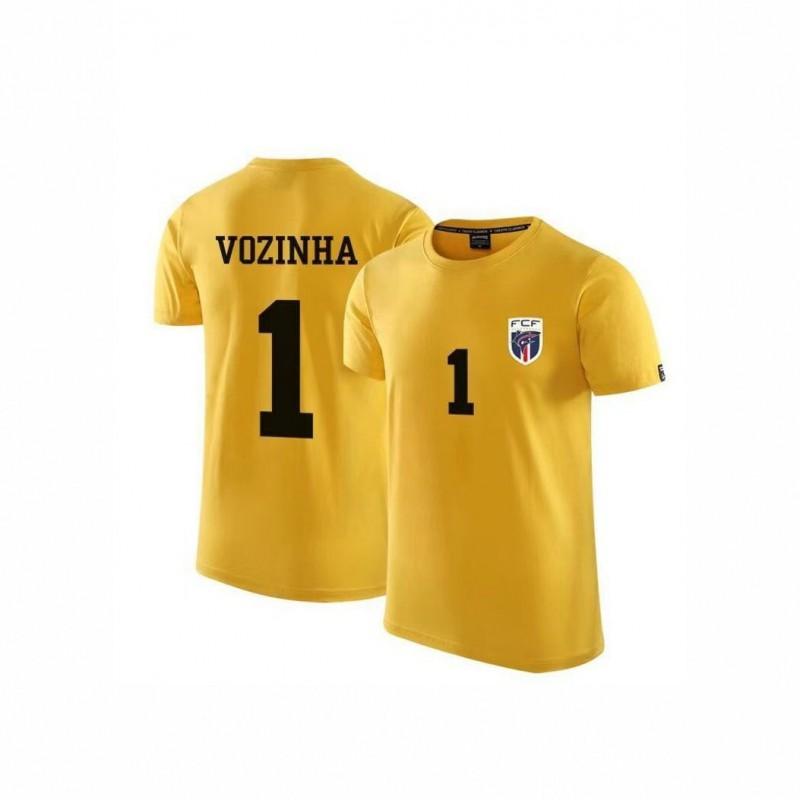 Maglia da Calcio da Uomo a Manica Corta T-shirt Top da Calcio Traspirante Asciugatura Rapida Maglia da Allenamento Sportivo