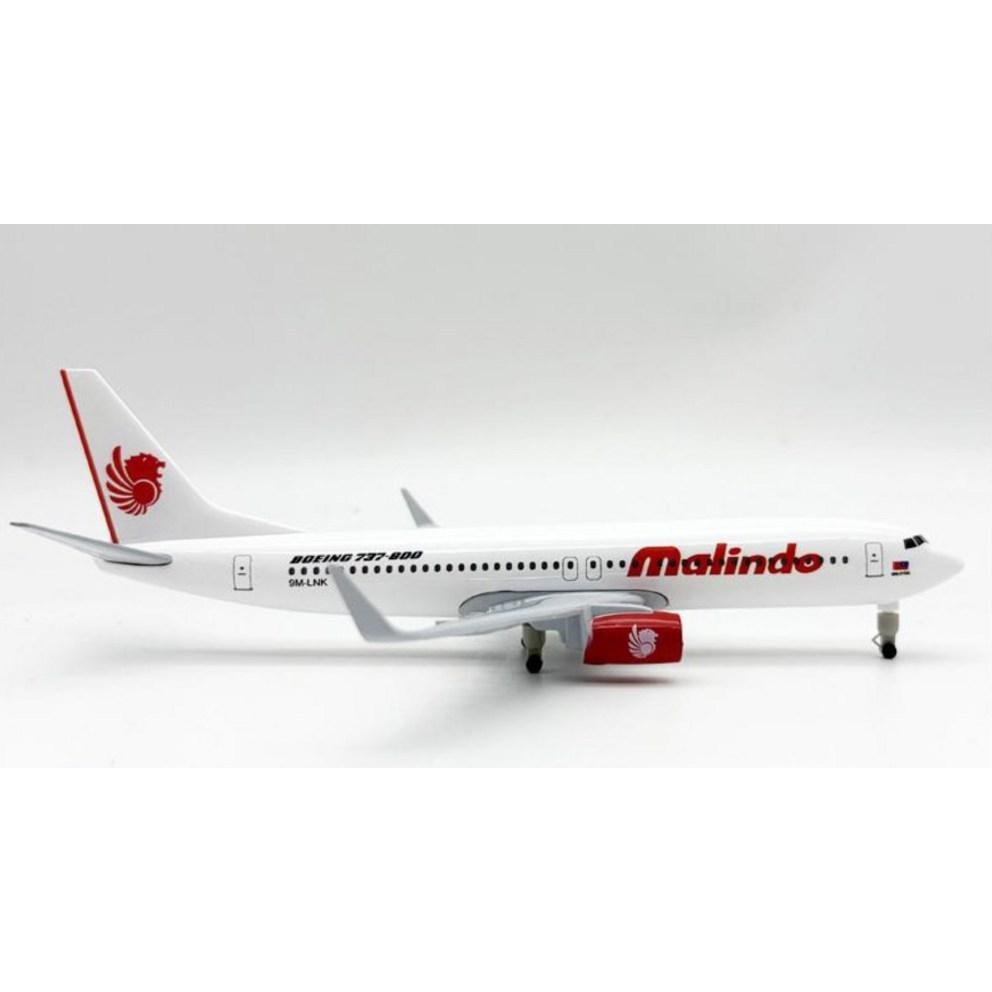20cm Die-cast Boeing 737 Malindo Air Model Airplane