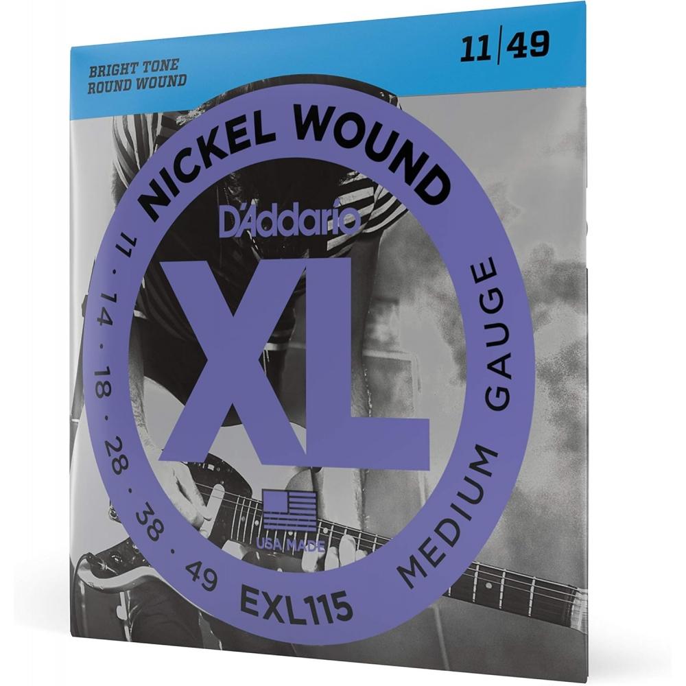 D aDDario Electric Guitar Strings Xl Nickel .011 .049 eXl115 1 Set