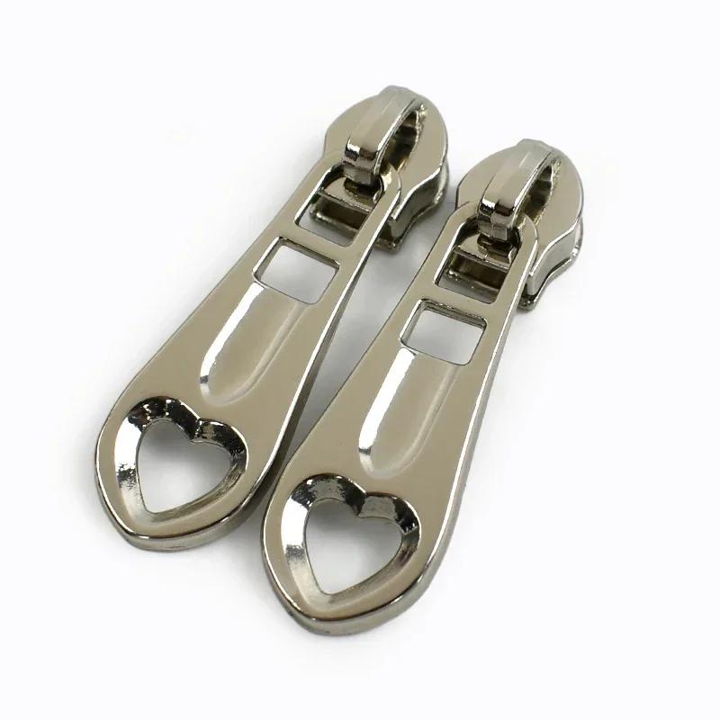 5-30Pcs Meetee 5# Nylon Zipper Puller Down Jackets Bags Zippers Sliders Garment Zips Head Repair Kits DIY Sewing Accessories