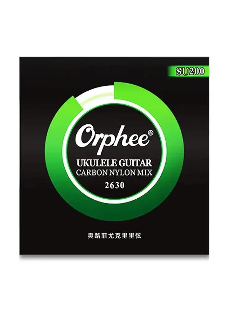 Струны для укулеле Orphee SU200 Гибридные углеродно-нейлоновые Струны для электрогитары 4 струны Аксессуары для укулеле