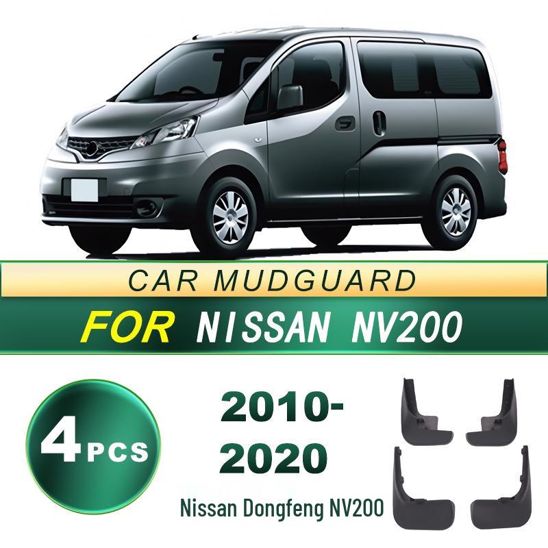 

Fits 10-20 Nissan Dongfeng NV200 Models: Soft Rubber Mudguards for Tire Protection.