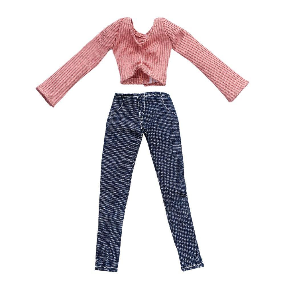 Fashion Clothes T-shirt Skirt Handmade Doll Dress Sweater Girl Doll Wearing  1/6 Doll&29~32 Cm Doll