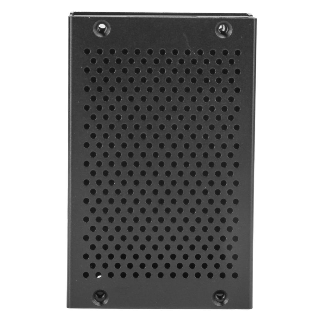 Aluminum Alloy Case Mesh Shell Vent Surface Black Motherboard Protection for Raspberry Pi