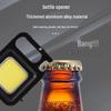 Portable Outdoor Keychain Flashlight - USB Rechargeable Mini COB Light for Camping & Emergencies