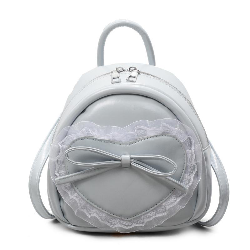 

Модный рюкзак с кружевным бантом, женский новый школьный рюкзак для покупок, ручной рюкзак синий