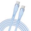 60W USB-C To USB-C Cable for Samsung Galaxy S25, S24, S24 Plus, S24 Ultra, S24 FE, S25 S23 S22 S21 - Blue 1 Meter