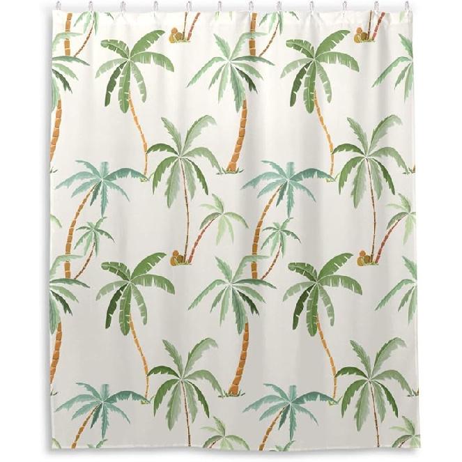 Cute Frogs Shower Curtain Bathroom Decor Waterproof Fabric Shower Curtains with Hooks 60x72 Inch