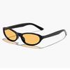 Cute Oval Compact Frame Sunglasses Women New Retro Style Sexy Sun Glasses Ladies trendy Fashion Decorative Shades Eyeglass