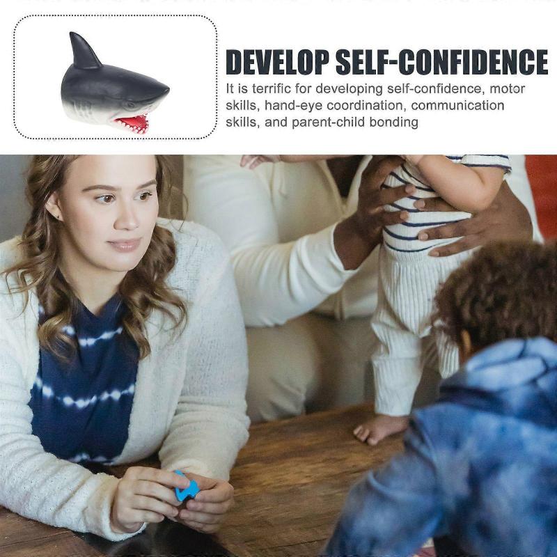 Brinquedo em Forma de Animal Marionete de Mão Brinquedo Interativo Brinquedo de Palco Luva para Crianças