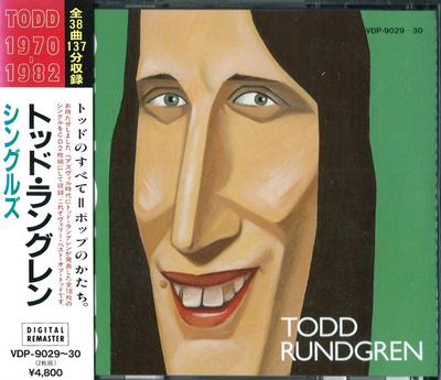 CD TODD RUNDGREN - Singles VDP902930 Bearsville 1988 Japonia Dance & Electronica Używane