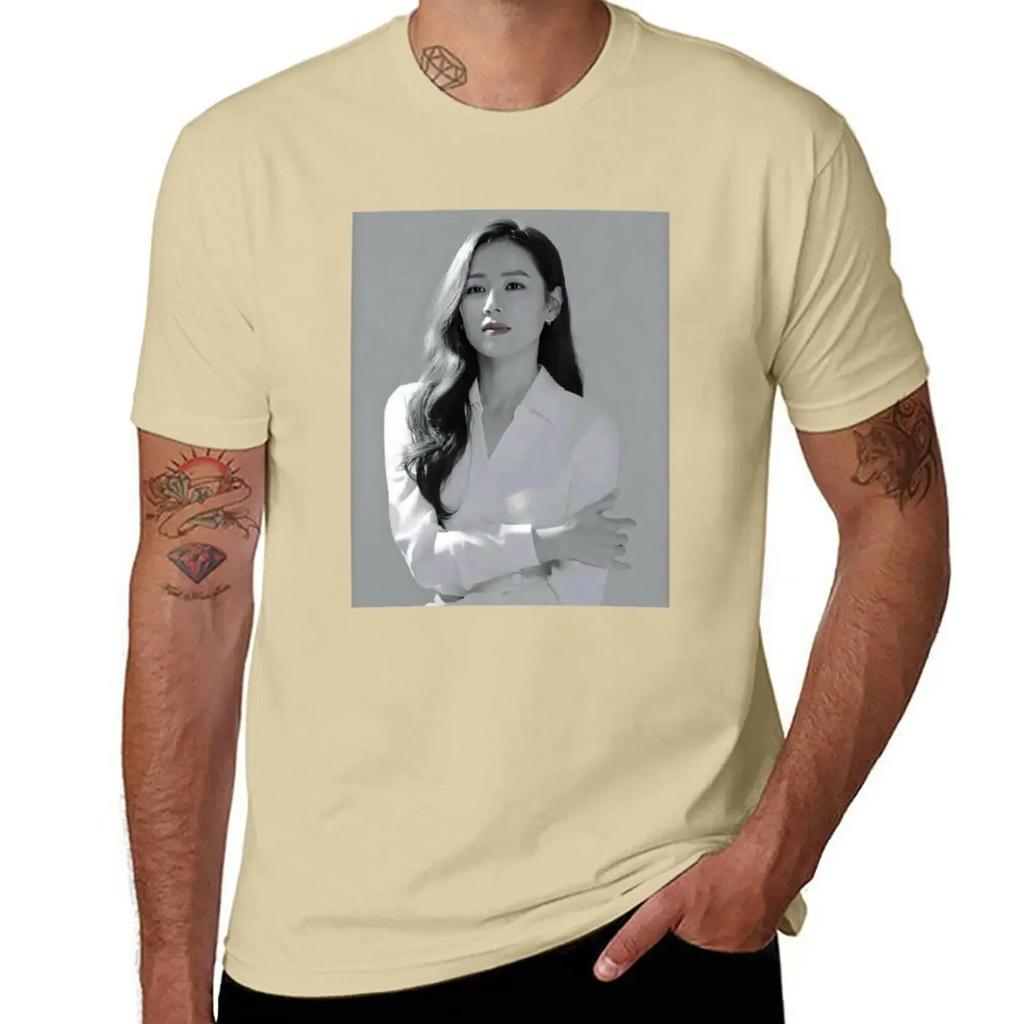 Son Ye Jin T-Shirt vintage clothes plain kawaii clothes t shirts men