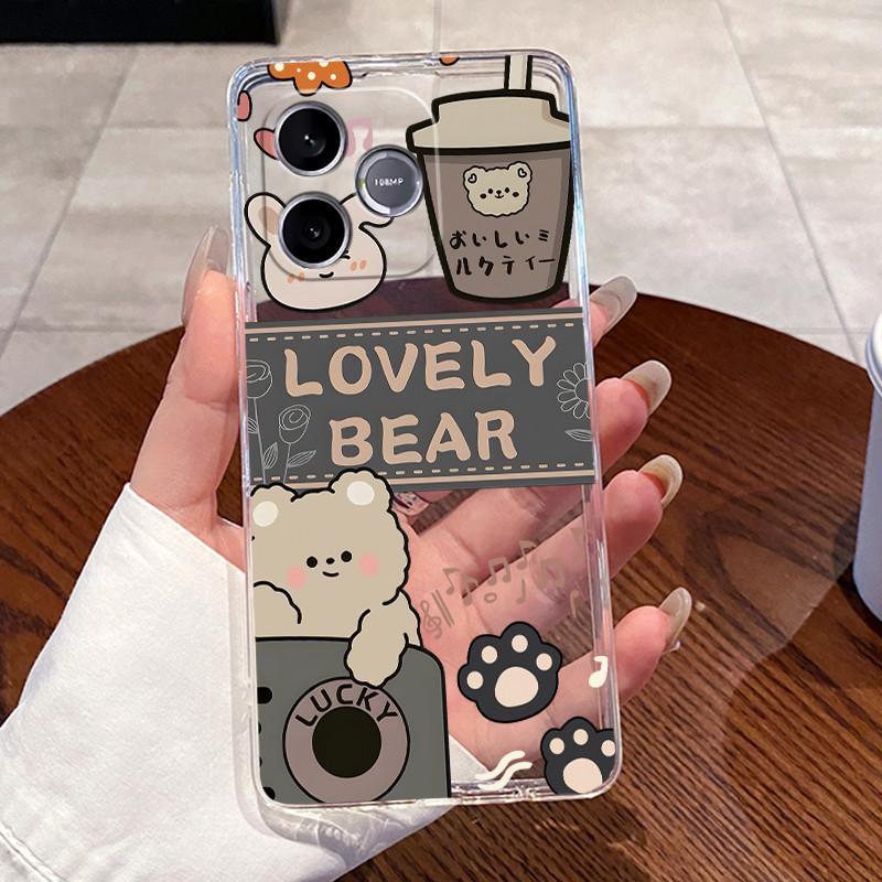Jelly Casing For Honor 600 Lite / Honor 500 Smart 5G Clear Silicone Soft TPU Back Cover Cute Cat Rabbit Heart Protective Case