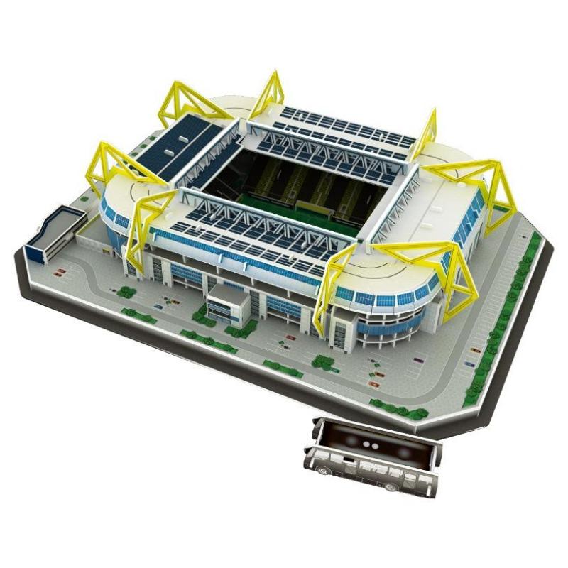 DIY 3D World Famous Building Model Three-dimensional Jigsaw Puzzle Football Stadium Stadium DIY Assembling Toy