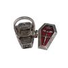 Retro Gothic Punk Cross  Coffin Retro Ring For Men And Women