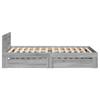 Bed Frame with Headboard Grey Sonoma 75x190 cm Engineered Wood