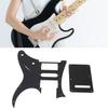 PVC Humbucker Pickguard Black Color Guitar Scratch Plate Replacement Pickguard  For Electric Guitar