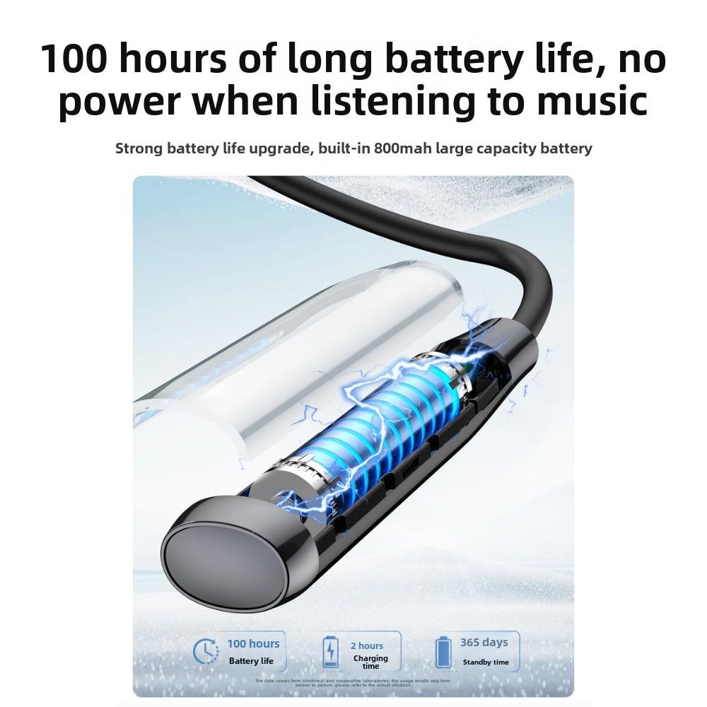 The New Neck-hanger ANC Active Noise-cancelling Bluetooth Headset Wireless Sports Ultra-long Life