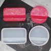New DIY Crafts Phone Holder Casting Silicone Mould Home Decoration Making Tool Crystal For Epoxy Resin Arts Rectangular Round